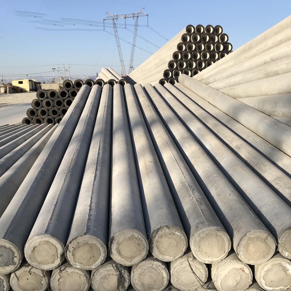 呼和浩特190×18米非预应力水泥电线杆